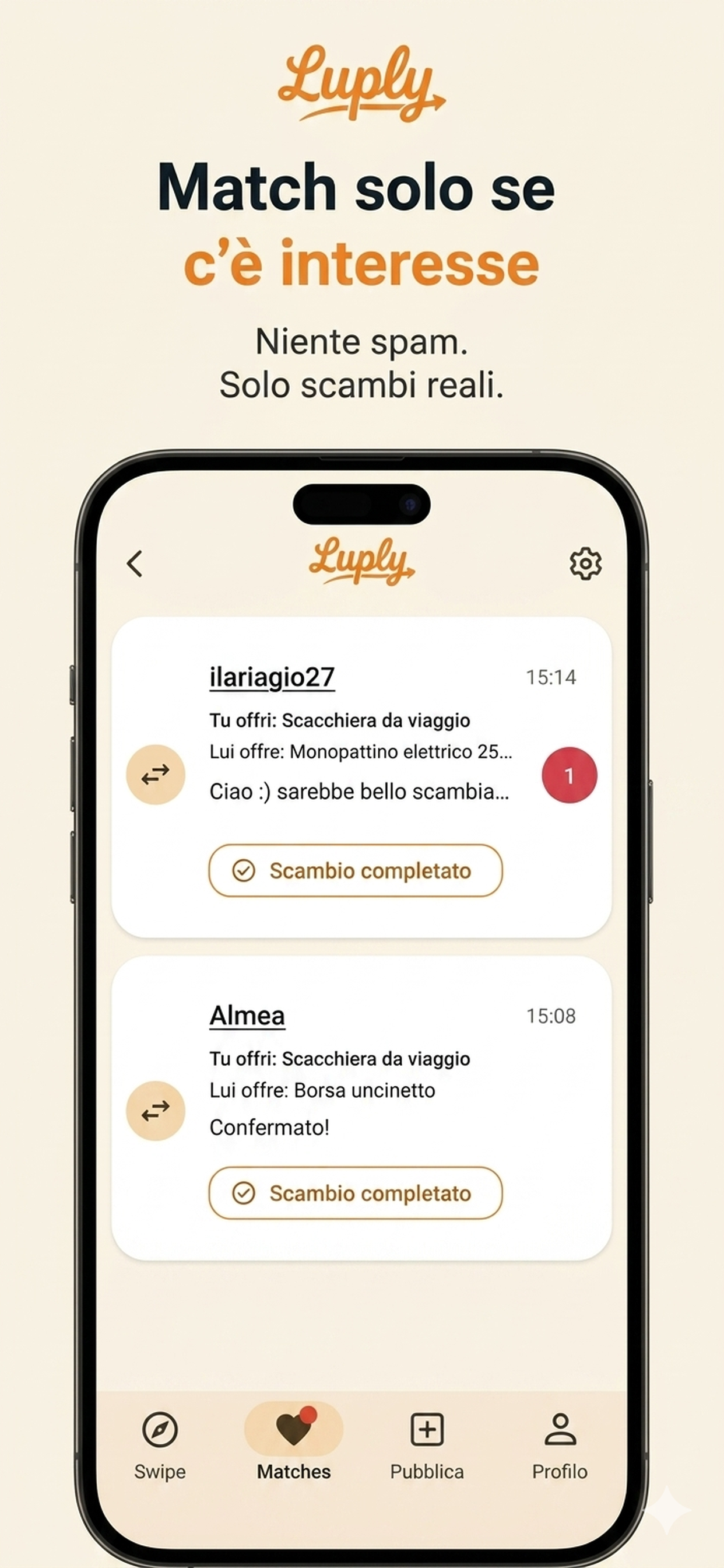 Schermata Luply 2